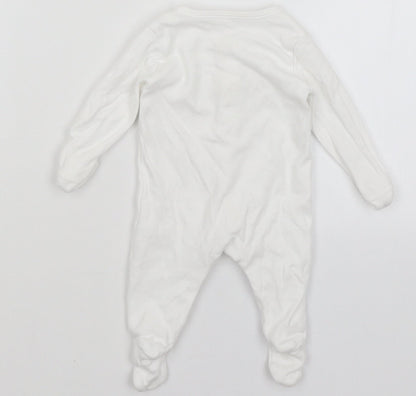 George Baby White   Babygrow One-Piece Size Newborn