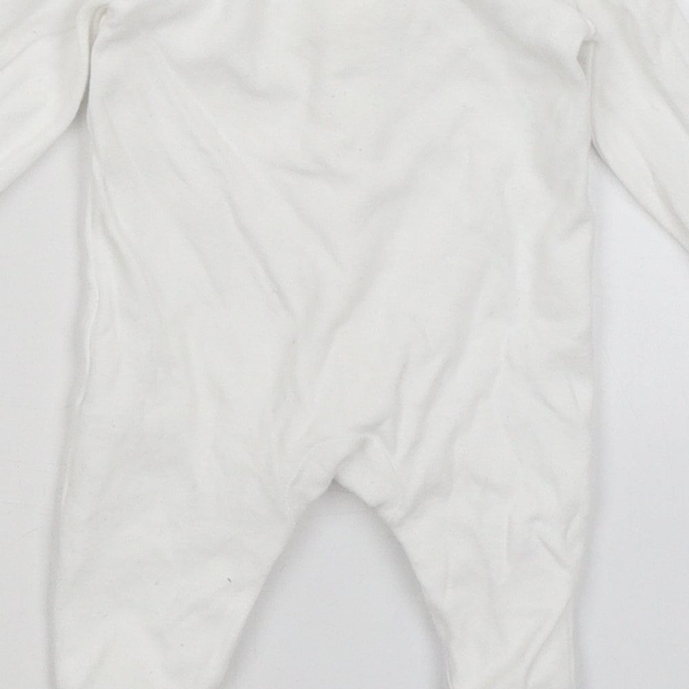 George Baby White   Babygrow One-Piece Size Newborn