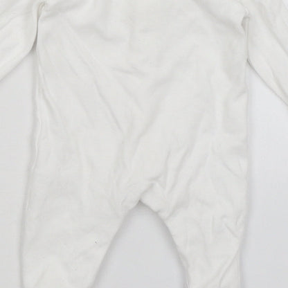George Baby White   Babygrow One-Piece Size Newborn