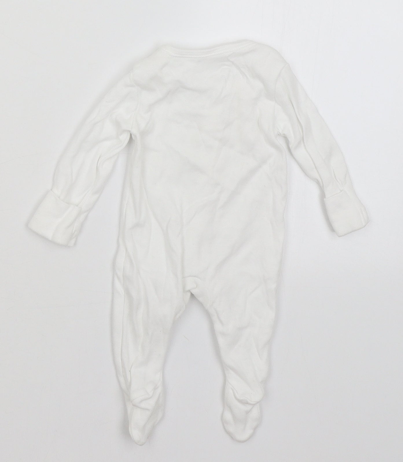 George Baby White   Babygrow One-Piece Size Newborn