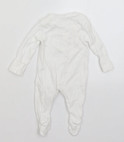 George Baby White   Babygrow One-Piece Size Newborn
