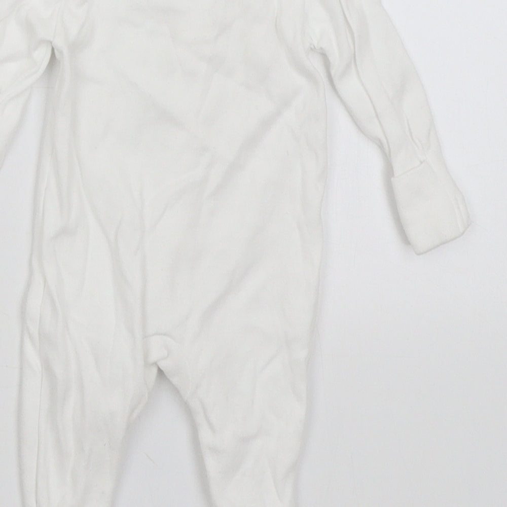 George Baby White   Babygrow One-Piece Size Newborn