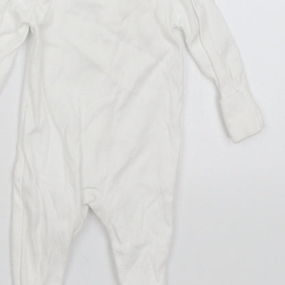 George Baby White   Babygrow One-Piece Size Newborn