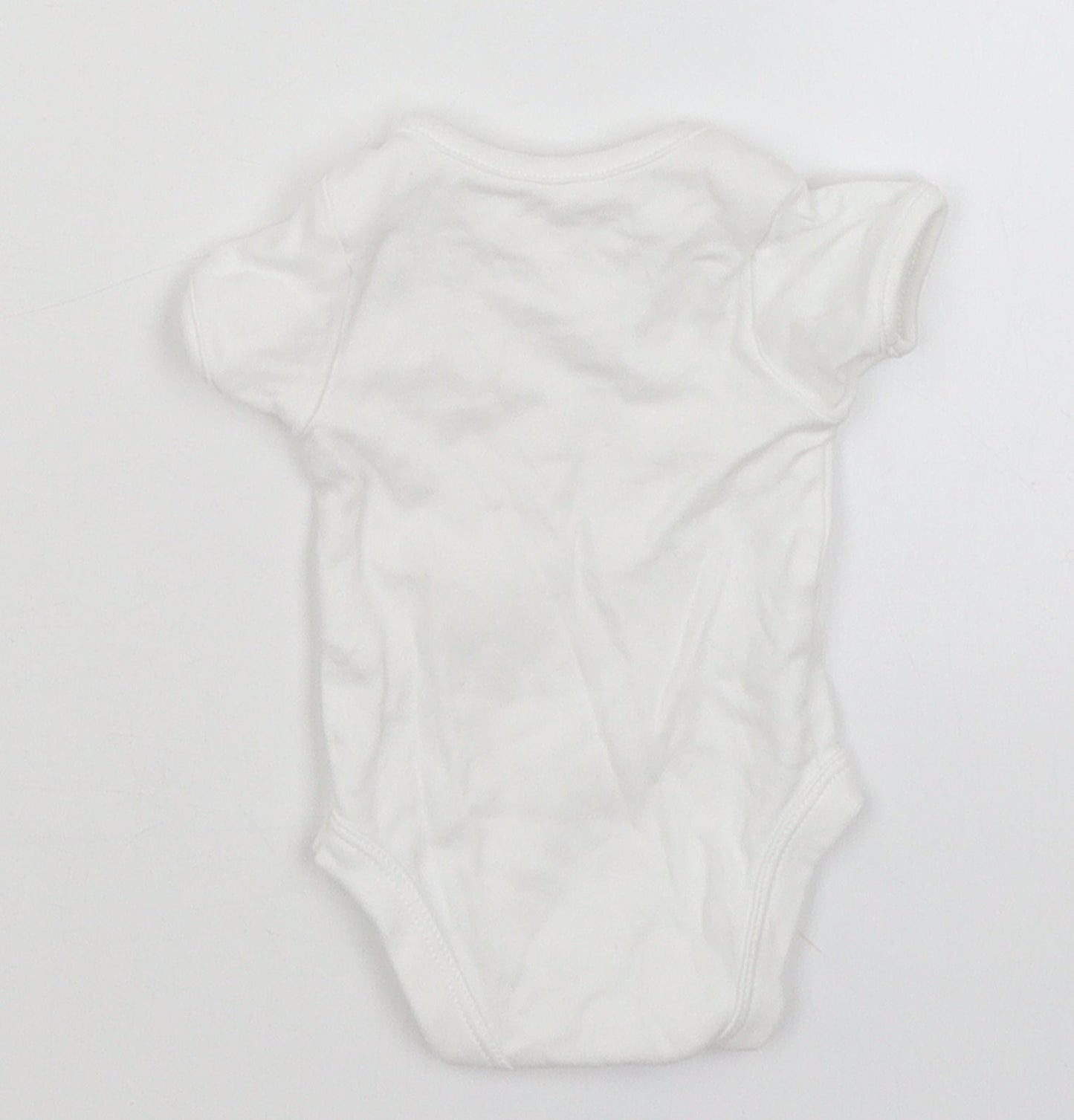George Baby White   Romper One-Piece Size Newborn