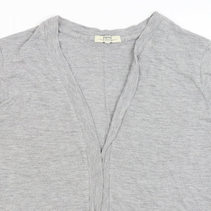 Womens UK Size 20 Papaya Grey Shrug Jumper