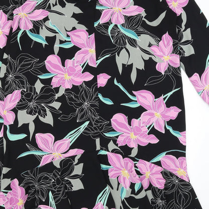 River Island Womens Black Floral  Mermaid  Size 14