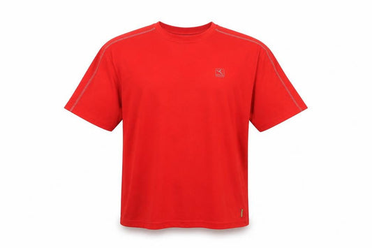 DOMYOS Mens Red   Basic T-Shirt Size L