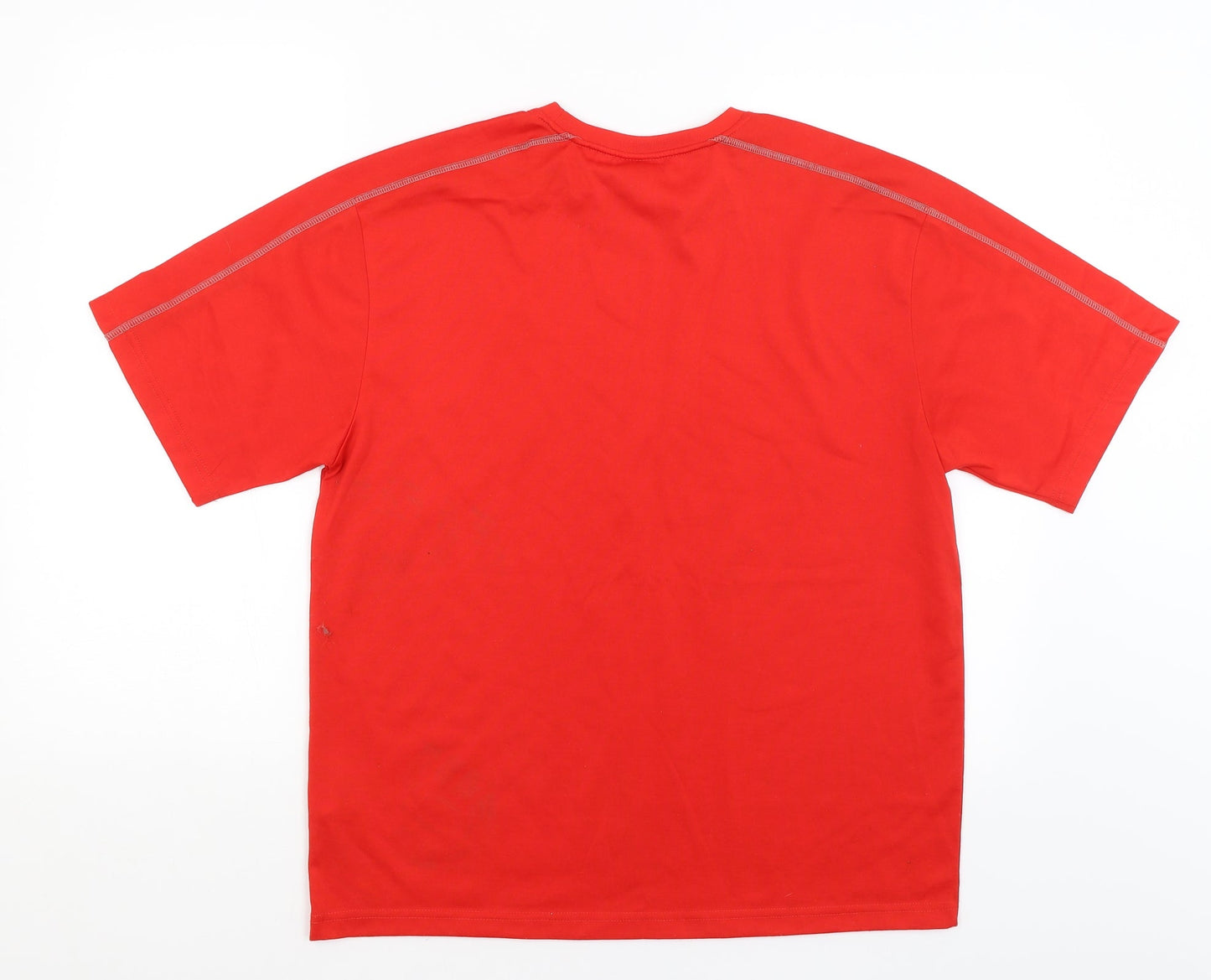 DOMYOS Mens Red   Basic T-Shirt Size L