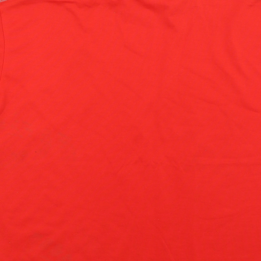 DOMYOS Mens Red   Basic T-Shirt Size L