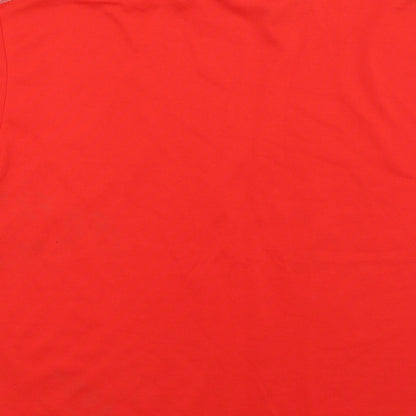DOMYOS Mens Red   Basic T-Shirt Size L