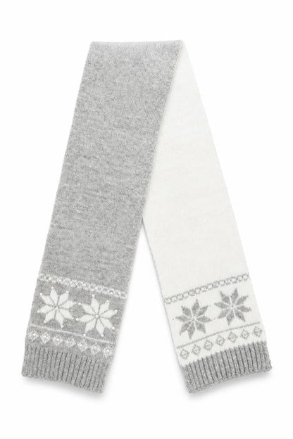 Front view of Matalan girls’ grey scarf scarves & wraps one size