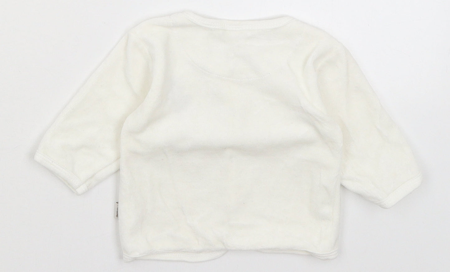 Fixoni Baby White   Cardigan Jumper Size 0-3 Months