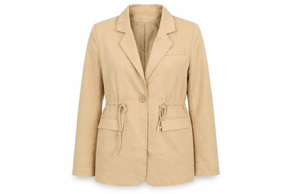 Womens UK Size 10 Pretty Little Thing Brown Overcoat