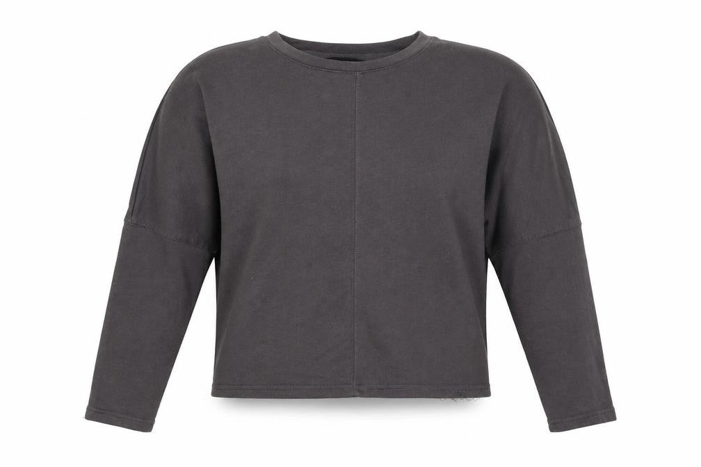 Front view of New Look women’s grey jumper, size UK 8