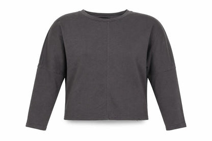 Front view of New Look women’s grey jumper, size UK 8