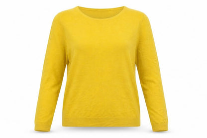 Womens UK Size 12 BHS Yellow Pullover Jumper