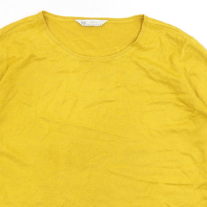 BHS Womens Yellow   Pullover Jumper Size 12