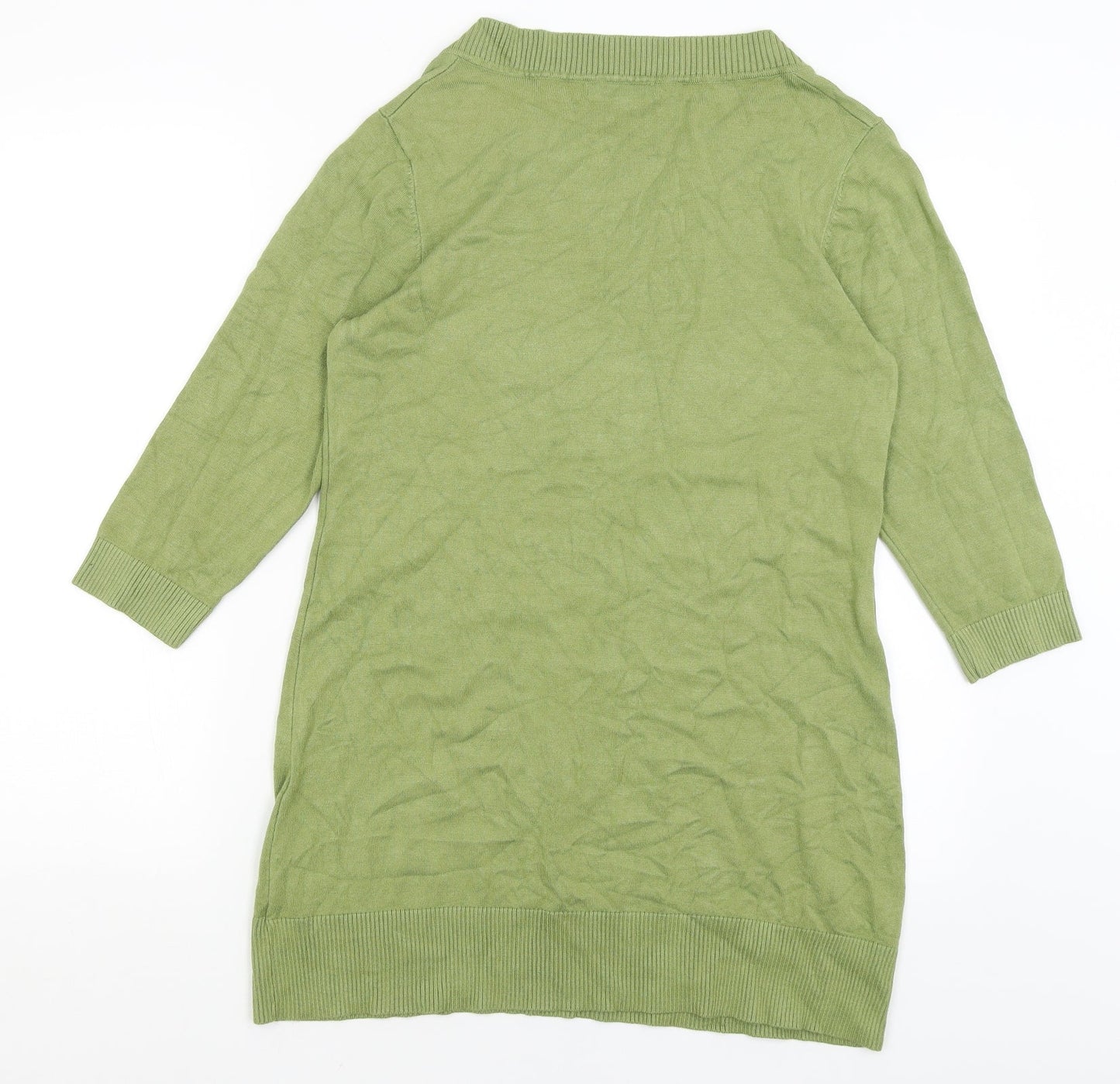 Womens UK Size 10 Michele Hope Green Pullover Jumper