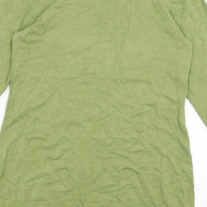 Womens UK Size 10 Michele Hope Green Pullover Jumper