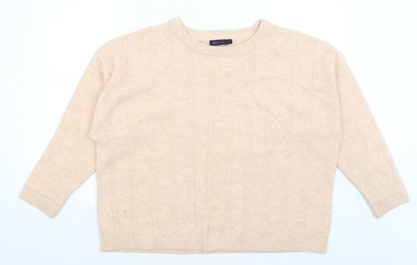 Womens UK Size 18 M&S Pink Pullover Jumper