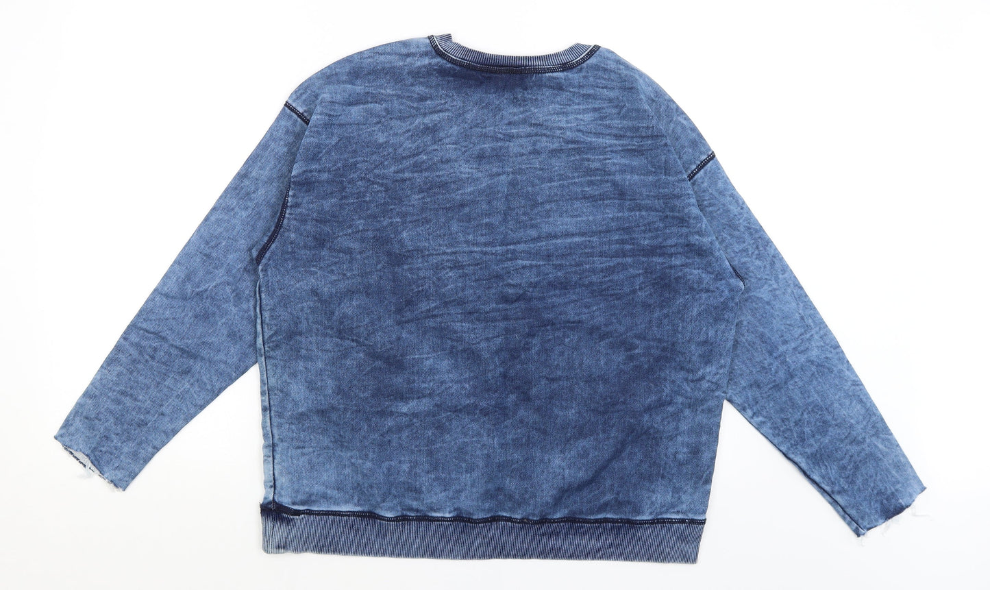 H&M Mens Blue   Pullover Jumper Size M