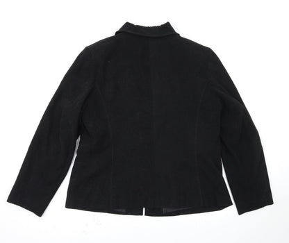 Womens UK Size 16 BM Black Jacket