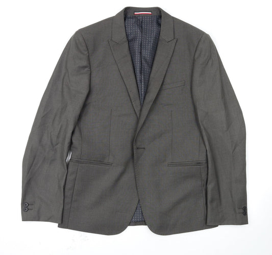 Mens UK Size 40 Ventuno Grey Jacket