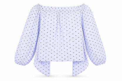 Womens UK Size 2XS BCBGMAXAZRIA Blue Basic Blouse