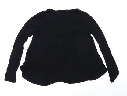 Boohoo Womens Black   Basic T-Shirt Size 8