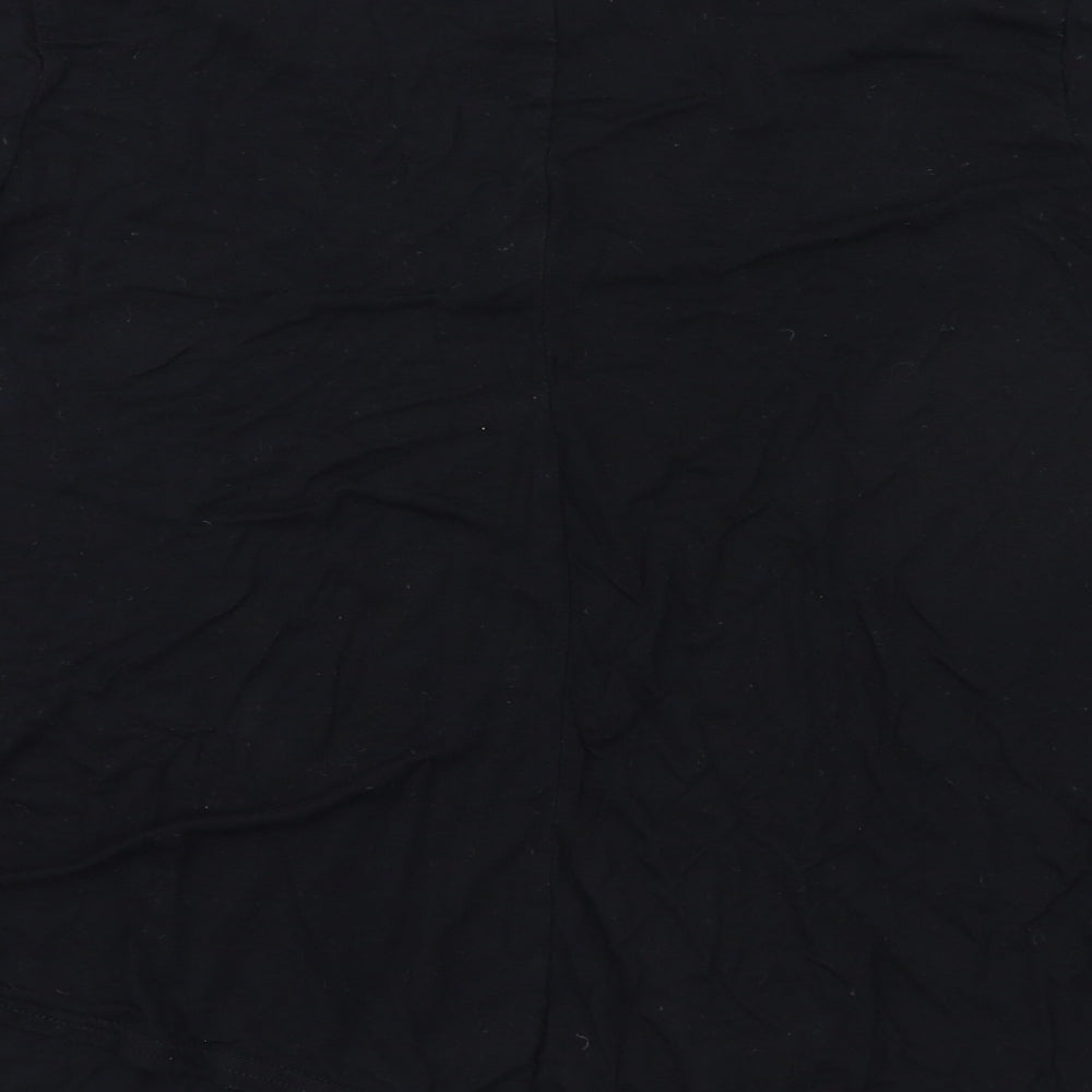 Boohoo Womens Black   Basic T-Shirt Size 8