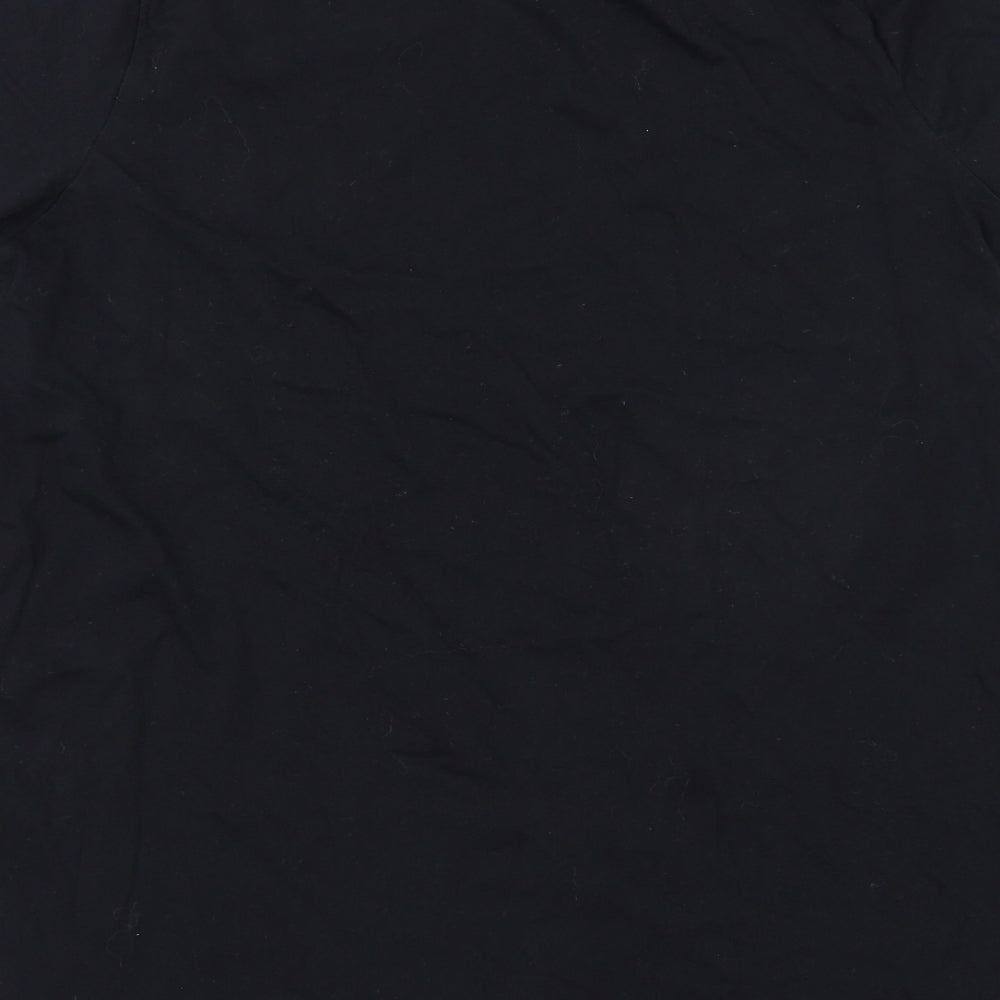 Womens UK Size M H&M Black Basic T-Shirt