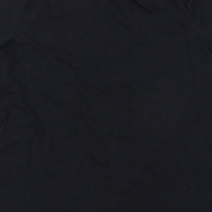 Womens UK Size M H&M Black Basic T-Shirt