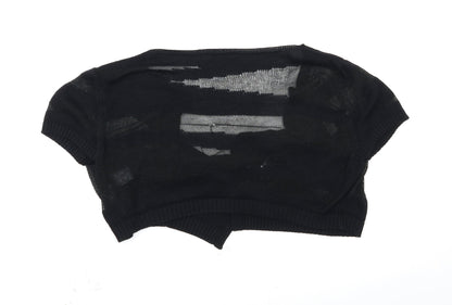 Womens UK Size 16 Per Una Black Cardigan Jumper