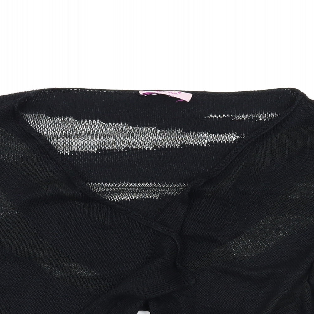 Womens UK Size 16 Per Una Black Cardigan Jumper