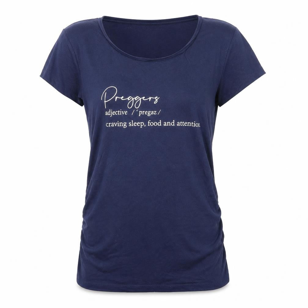 Womens UK Size 10 Peacocks Blue Basic T-Shirt