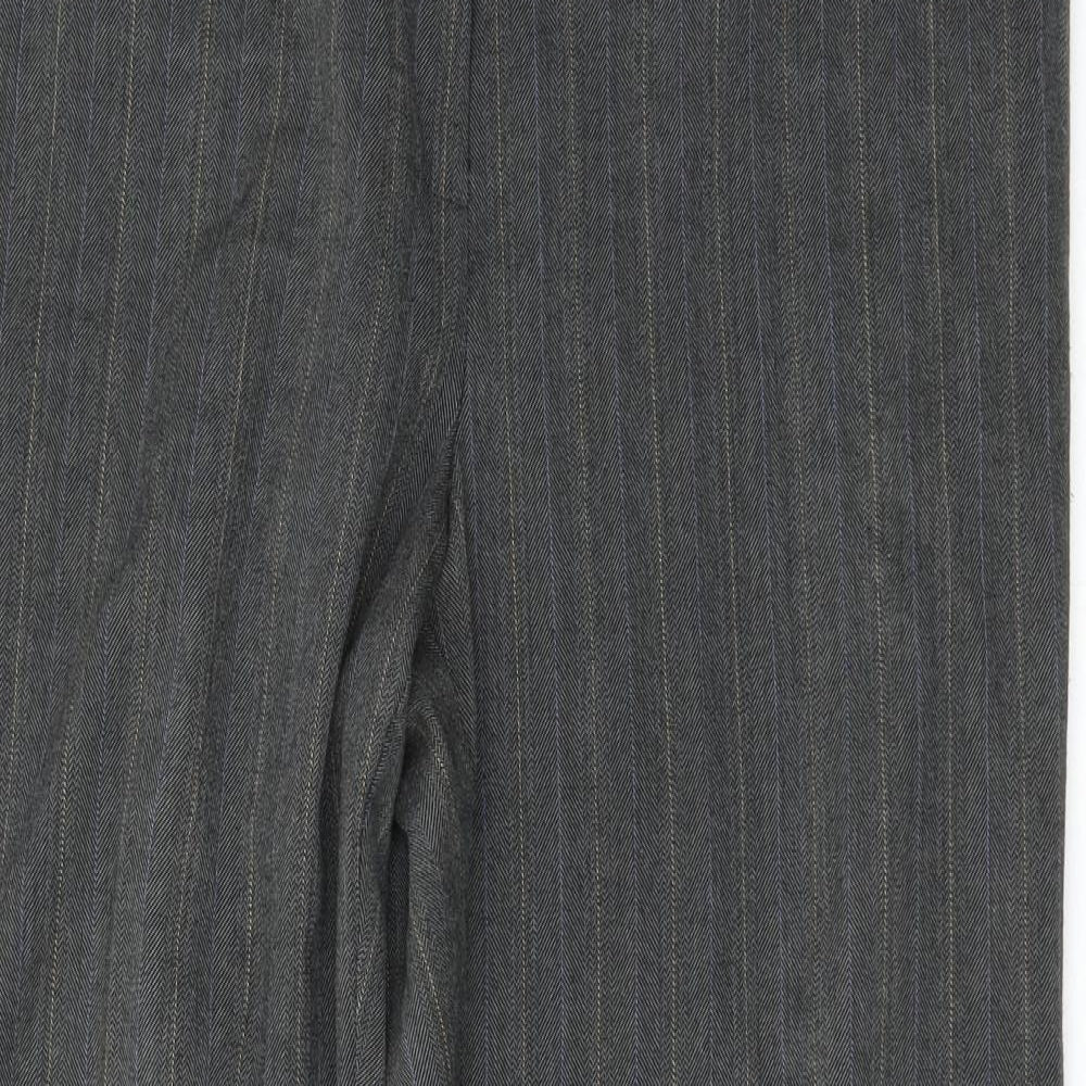 Womens UK Size 38 Preworn Regular Fit  Grey Trousers