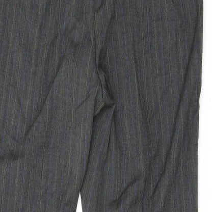 Womens UK Size 38 Preworn Regular Fit  Grey Trousers