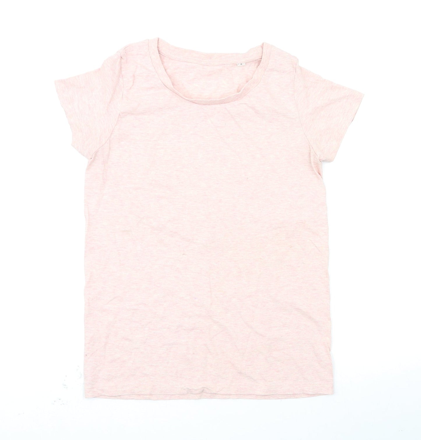 Womens UK Size S Preworn Pink Basic T-Shirt