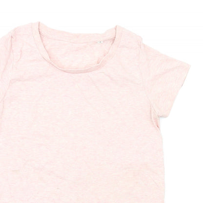 Womens UK Size S Preworn Pink Basic T-Shirt