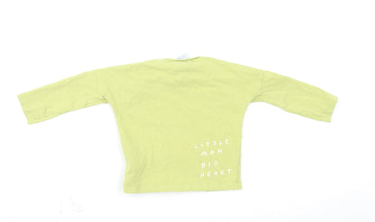 NEXT Boys Green   Basic T-Shirt Size 9-12 Months