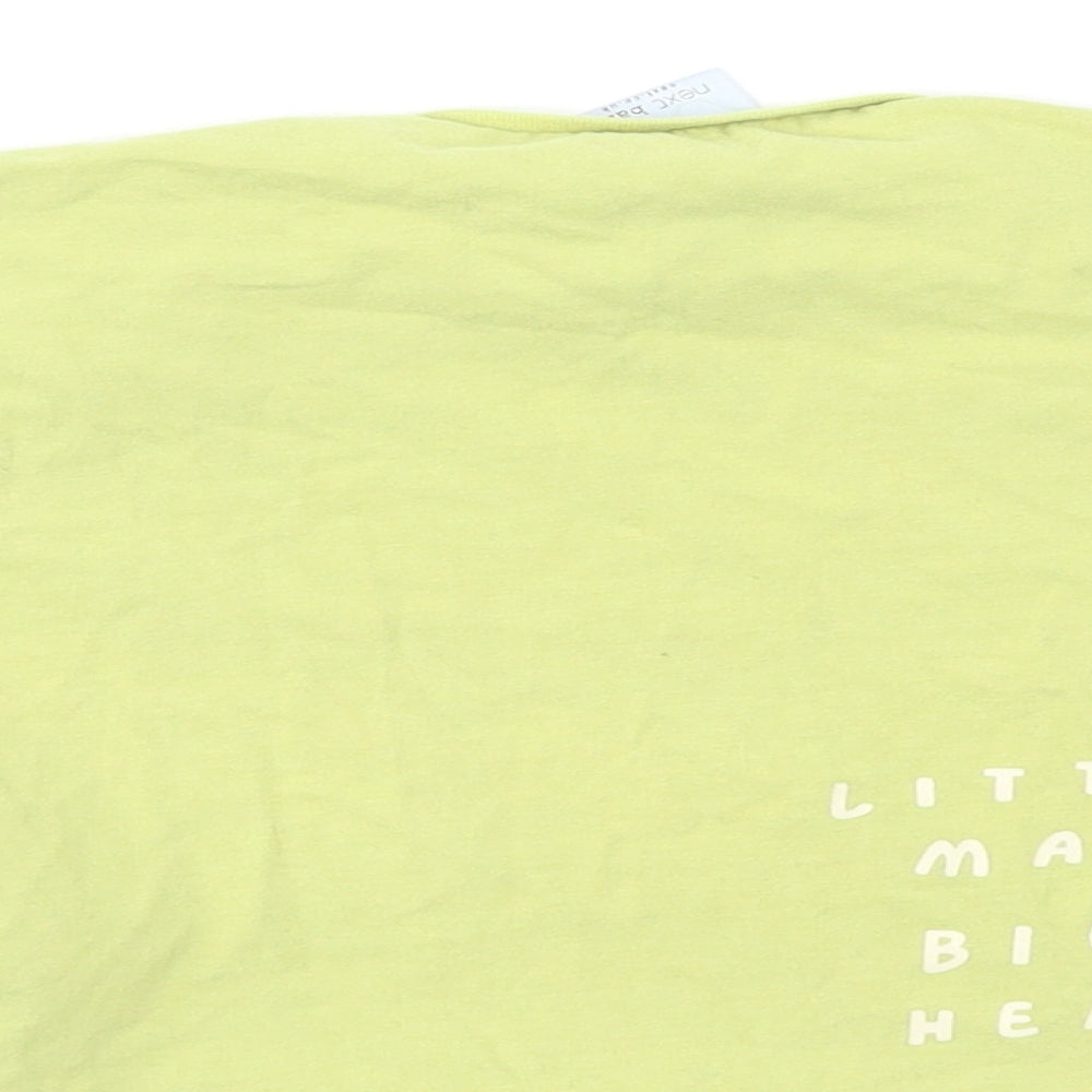 NEXT Boys Green   Basic T-Shirt Size 9-12 Months