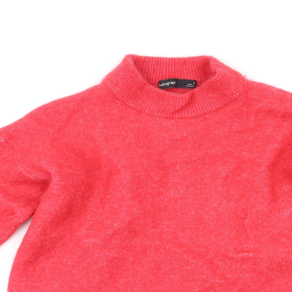 Womens UK Size 8 Marks and Spencer Pink Pullover Jumper