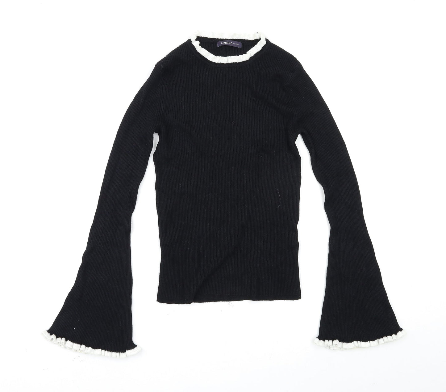 Womens UK Size 8 Marks and Spencer Black Pullover Jumper