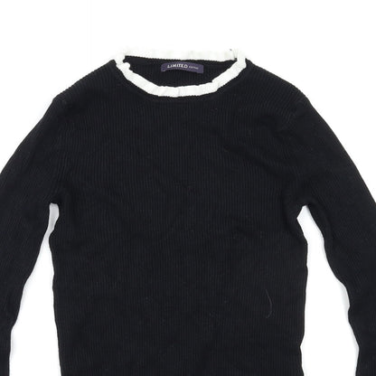 Womens UK Size 8 Marks and Spencer Black Pullover Jumper