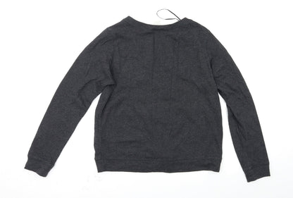 Womens UK Size XS H&M Grey Pullover Jumper