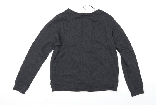 Womens UK Size XS H&M Grey Pullover Jumper