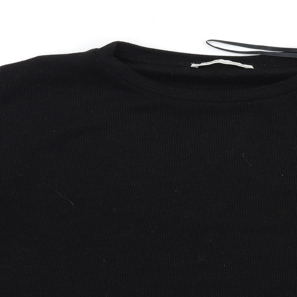 Womens UK Size M Pull&Bear Black Pullover Jumper
