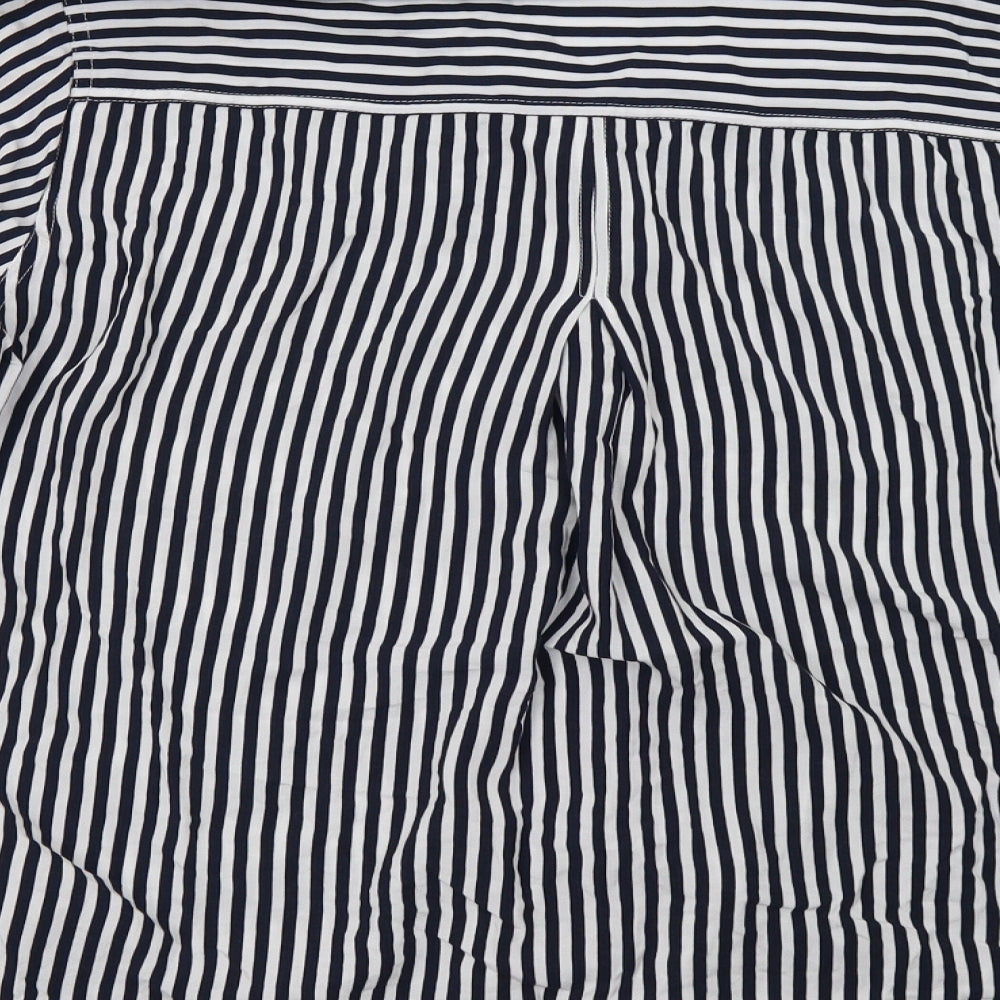Womens UK Size XL Velvet Heart Blue Basic Button-Up