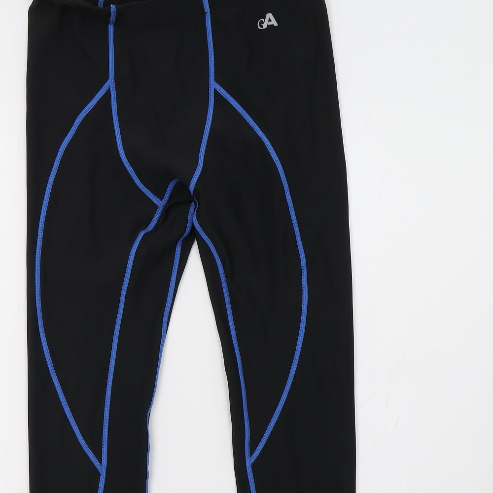 Preworn Boys Black   Sweatpants Trousers Size M - underlayer