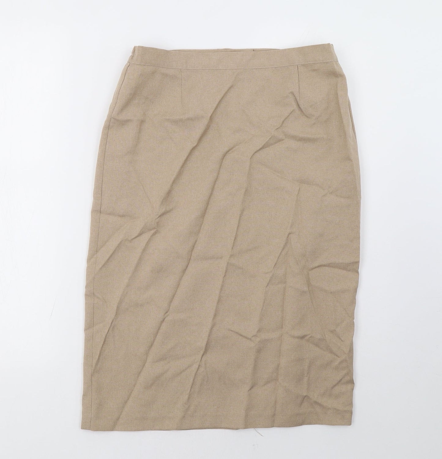 charmance Womens Beige   A-Line Skirt Size 12